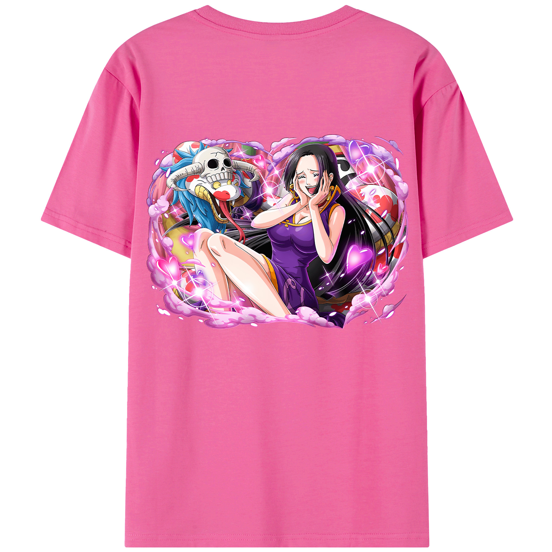 ワンピース ボア・ハンコック ONE PIECE Boa·Hancock レディース半袖Tシャツ(バックプリント)